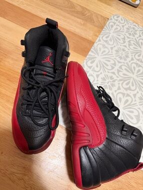 Boys Jordan 12’s - flu games